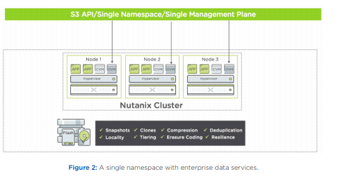 A single namespace with enterprise data services.